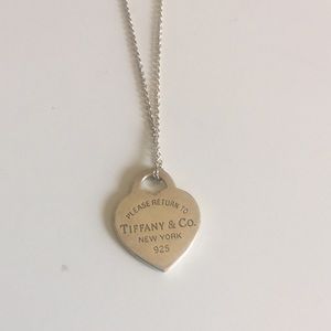 Tiffany & Co heart necklace authentic